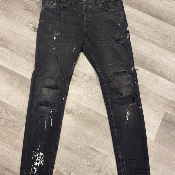 Black denim jeans - Picture 3 of 3